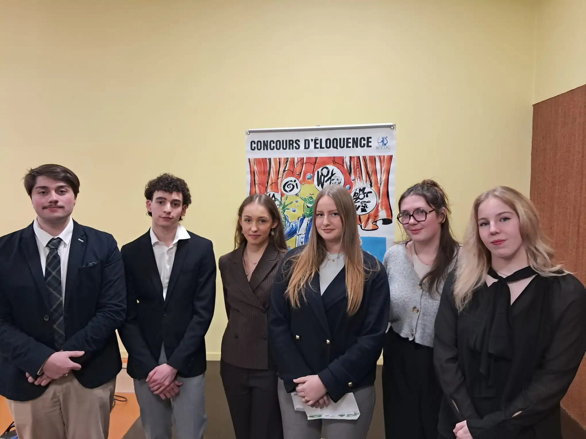 6 étudiants finalistes