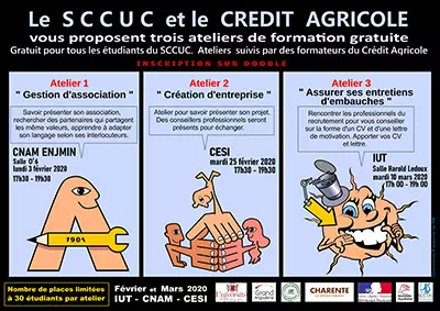 affiche formations credit agricole