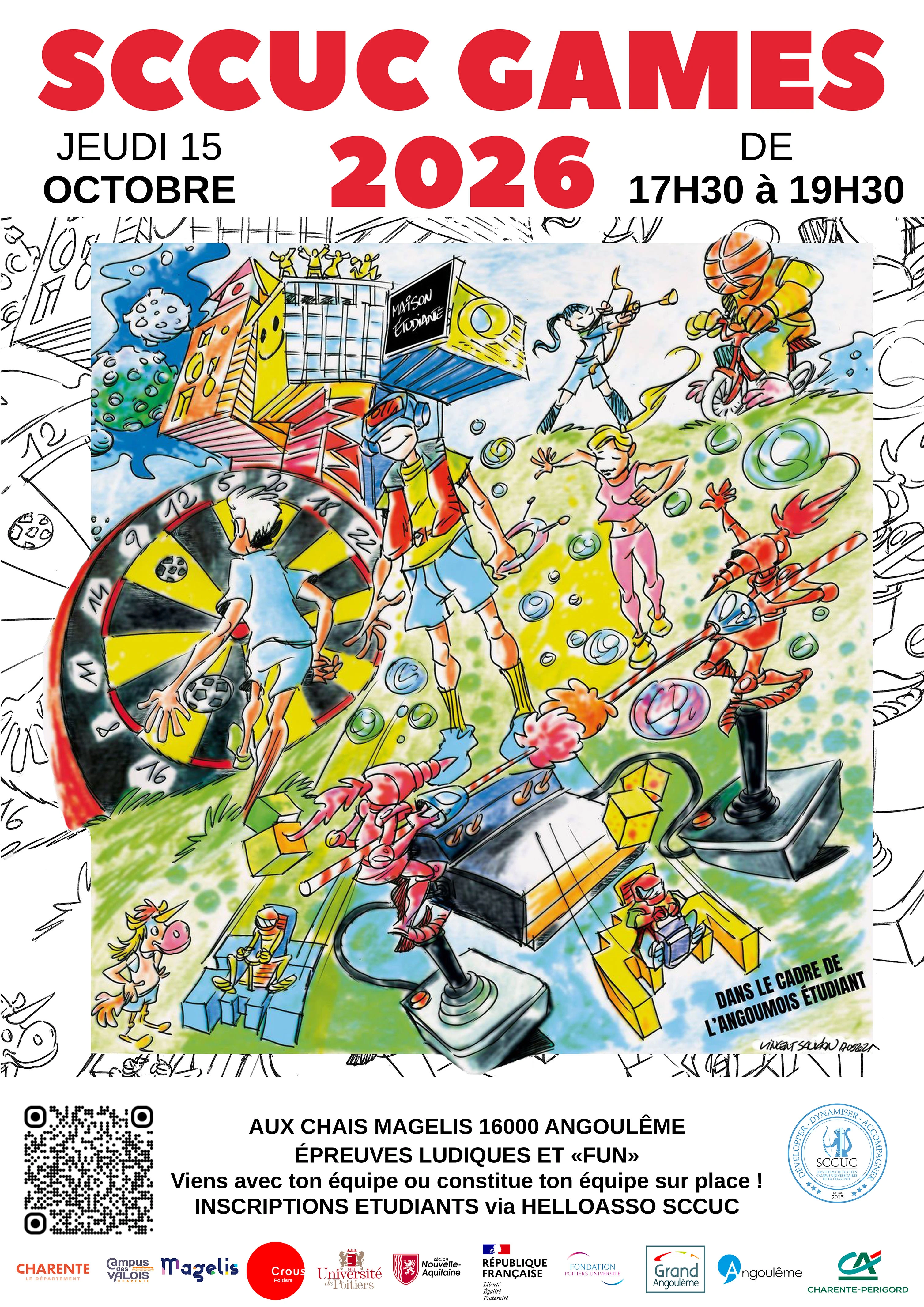 Affiche SCCUC GAMES 2026 2