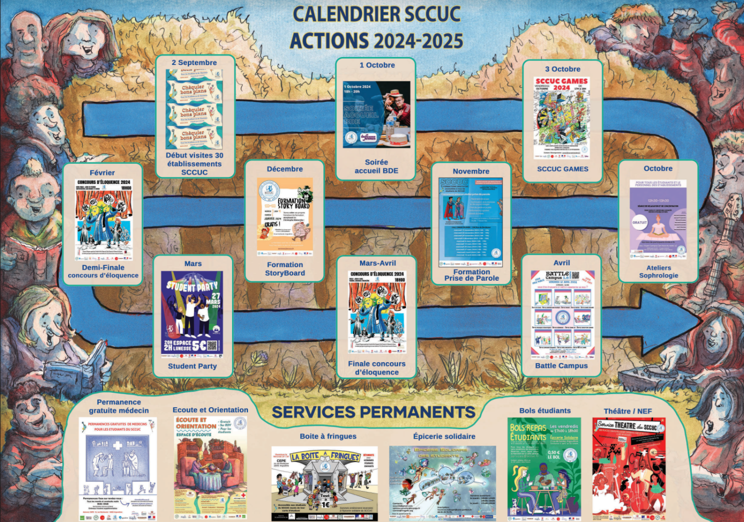 calendrier evenements 2025