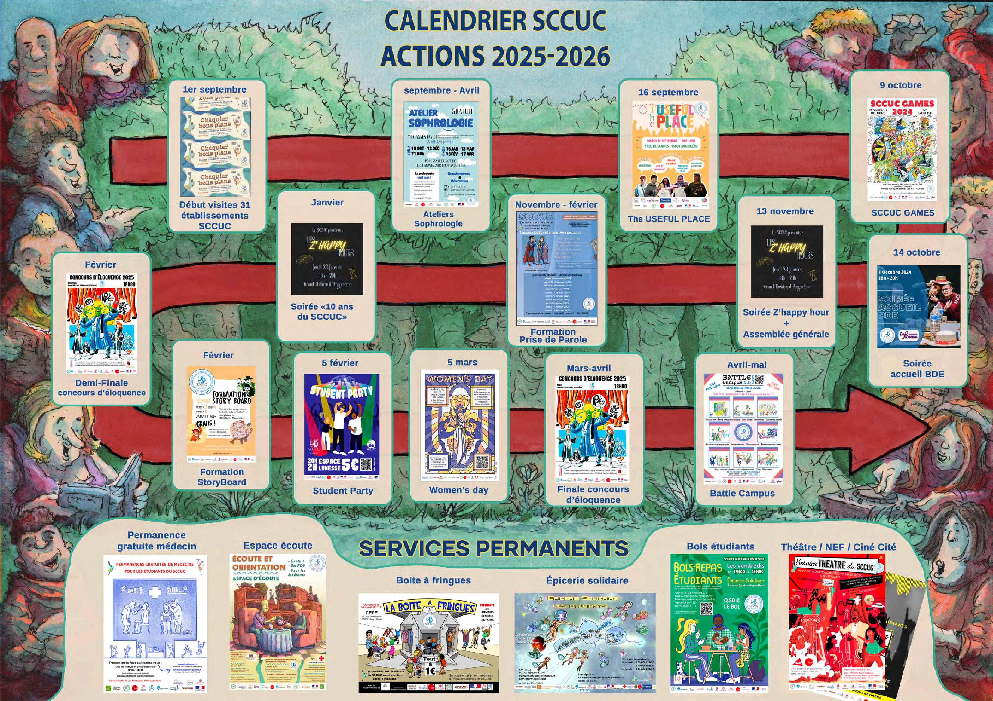 calendrier evenements 2025
